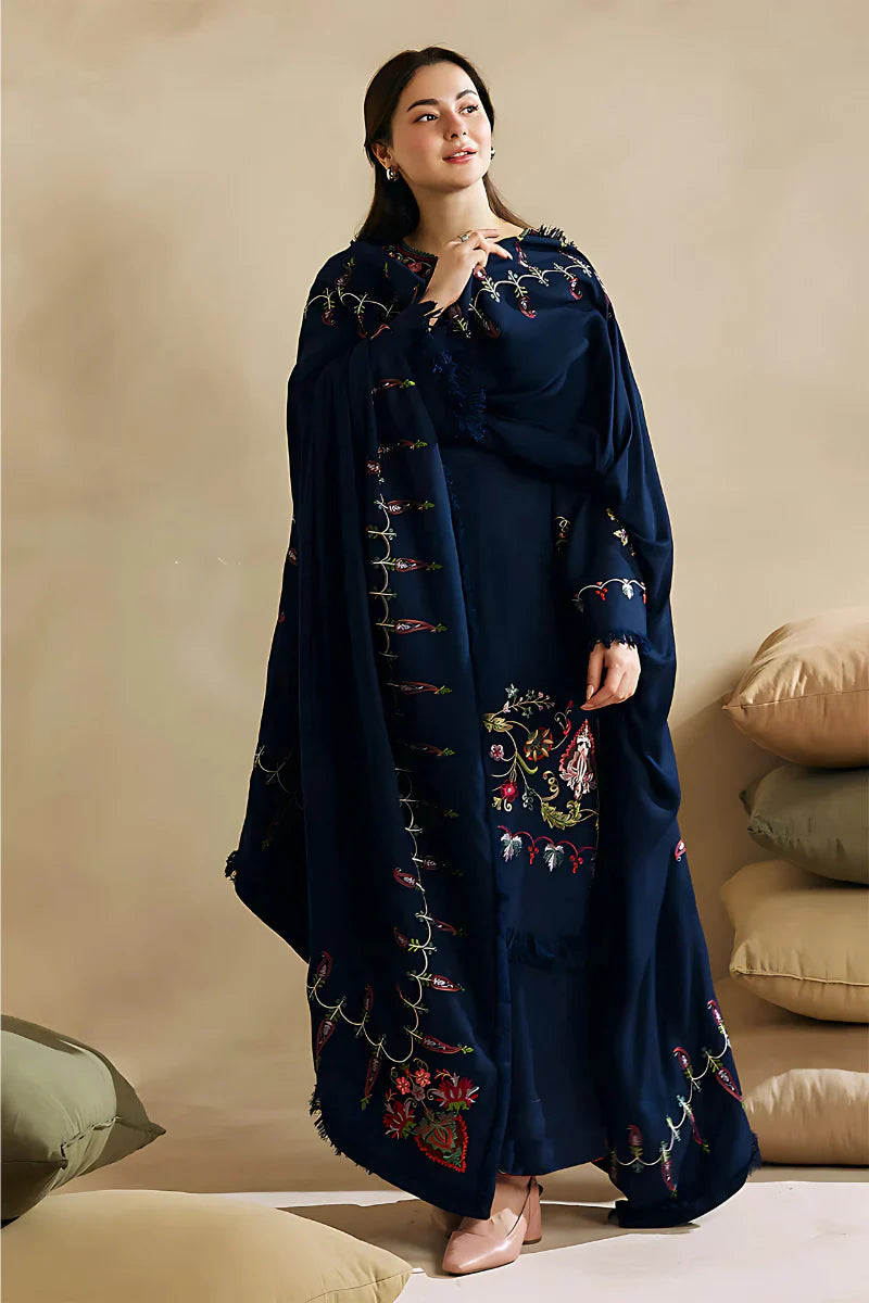 3PC DHANAK EMBROIDERED PQ-79