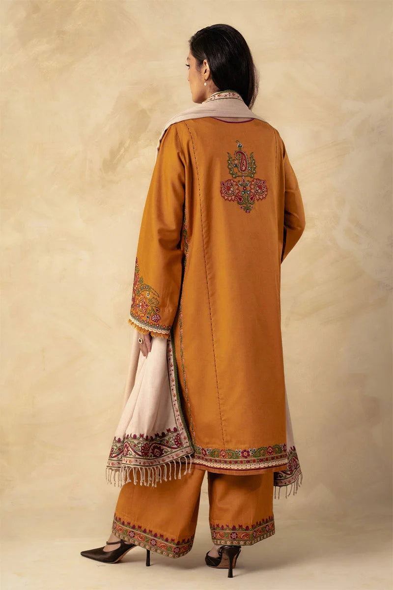 3PC DHANAK EMBROIDERED PQ-78M