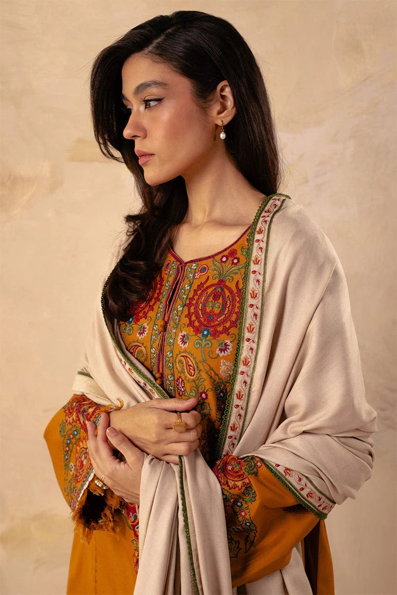 3PC DHANAK EMBROIDERED PQ-78M