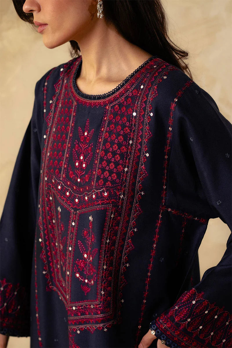 3PC DHANAK EMBROIDERED PQ-80B